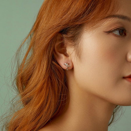 Cercei argint florali [9]