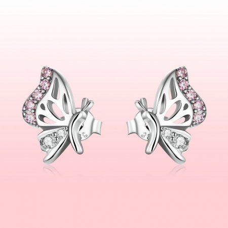 Cercei argint fluturasi delicati [9]
