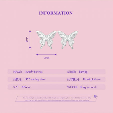 Cercei argint fluture [8]