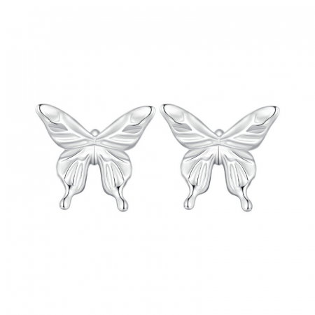 Cercei argint fluture