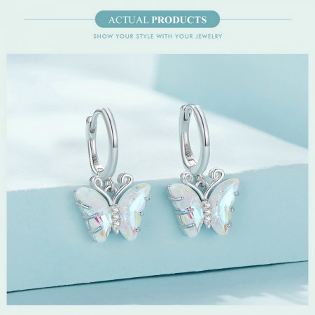 Cercei argint fluture simfonie [6]