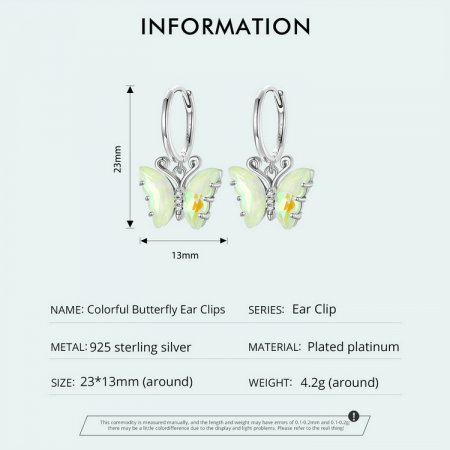 Cercei argint fluture simfonie [10]