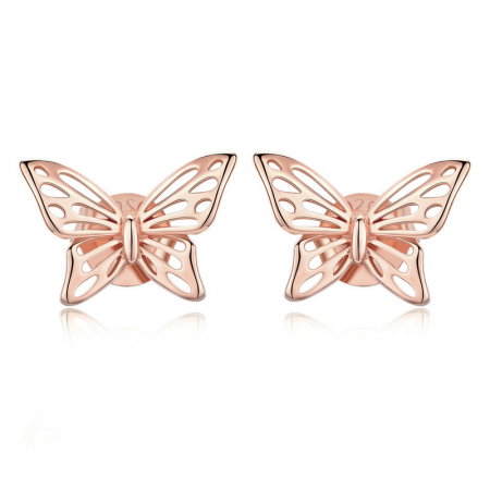 Cercei argint fluturi