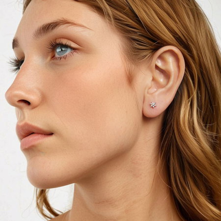 Cercei argint fulgi de nea [3]