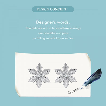 Cercei argint fulgi de nea [7]