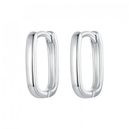 Cercei argint geometrici