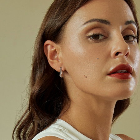 Cercei argint geometrici [3]