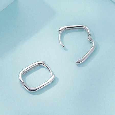 Cercei argint geometrici [6]