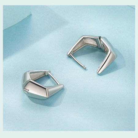 Cercei argint geometrici [13]