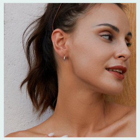 Cercei argint geometrici [11]