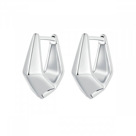 Cercei argint geometrici