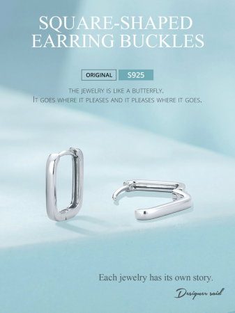 Cercei argint geometrici [13]