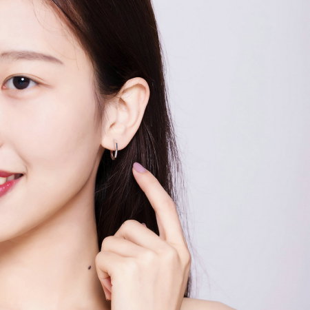 Cercei argint hexagonali [5]