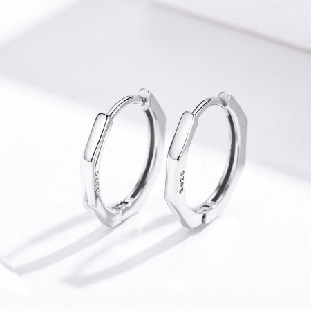 Cercei argint hexagonali [4]