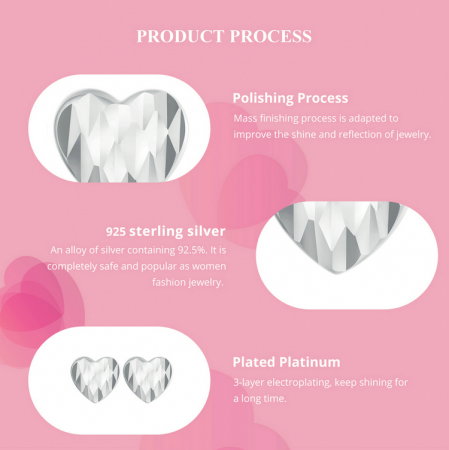 Cercei argint in forma de inima [10]