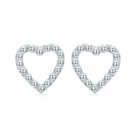 Cercei argint in forma de inima [7]