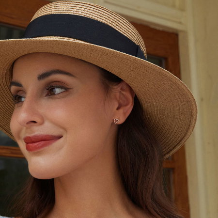 Cercei argint in forma de inima [6]