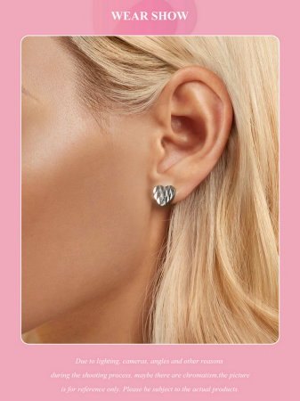 Cercei argint in forma de inima [15]