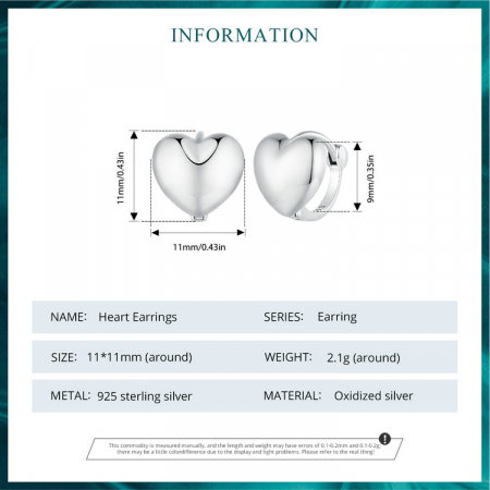 Cercei argint inima [8]
