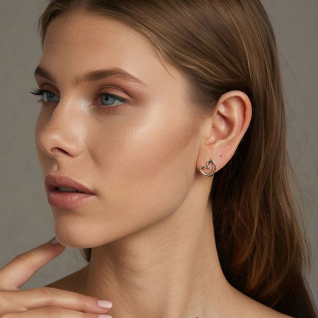 Cercei argint inima [7]