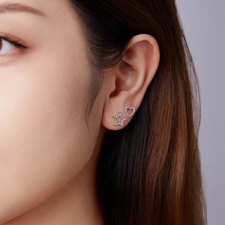 Cercei argint inimioara cu surub [7]