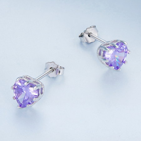 Cercei argint inimioare [4]