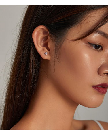 Cercei argint inimioare [9]