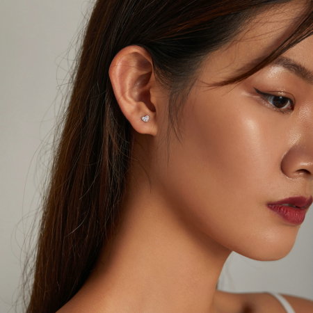 Cercei argint inimioare [7]