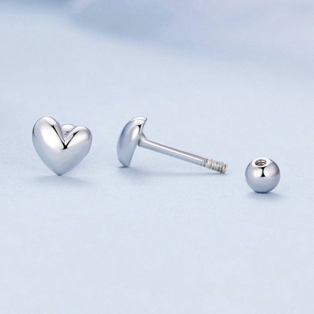 Cercei argint inimioare 3D [11]