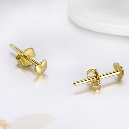 Cercei argint inimioare 4 mm [4]