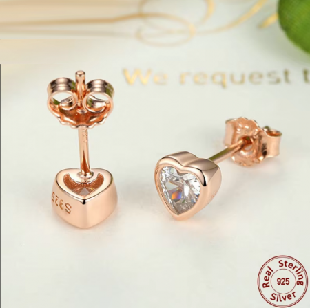 Cercei argint inimioare [3]