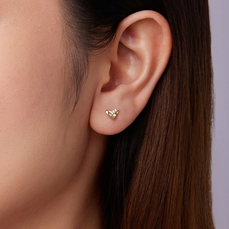 Cercei argint inimioare cu surub si Zirconia [7]