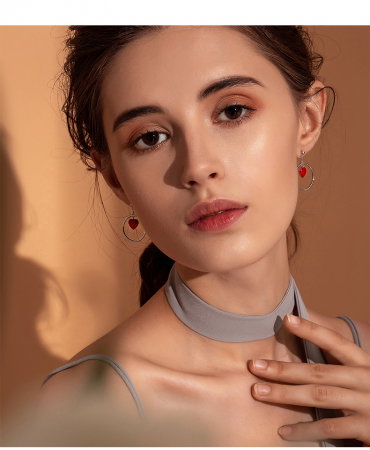 Cercei argint inimioare si cercuri [2]