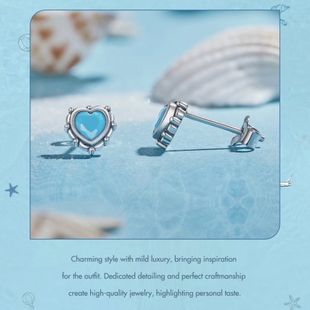 Cercei argint inimioare turcoaz [15]