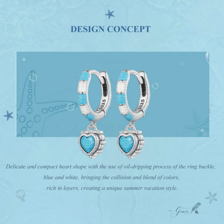 Cercei argint inimioare turcoaz [12]