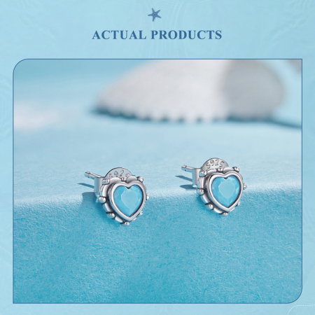 Cercei argint inimioare turcoaz [14]