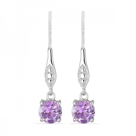 Cercei argint Isadora, 925, cu ametist brazilian - EVA0038 [0]