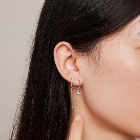 Cercel argint cu dubla prindere, lant si piatra lunii [5]