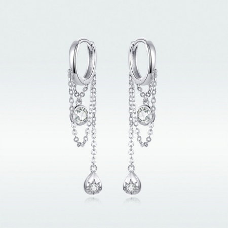 Cercei argint lanturi si zirconii [6]