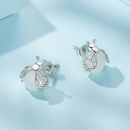 Cercei argint licurici fosforescenti [3]