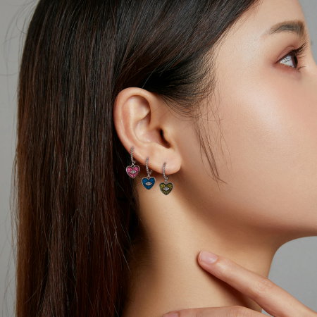 Cercei argint Love Demon Eyes [6]