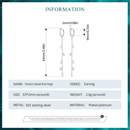 Cercei argint lungi cu zirconii [9]