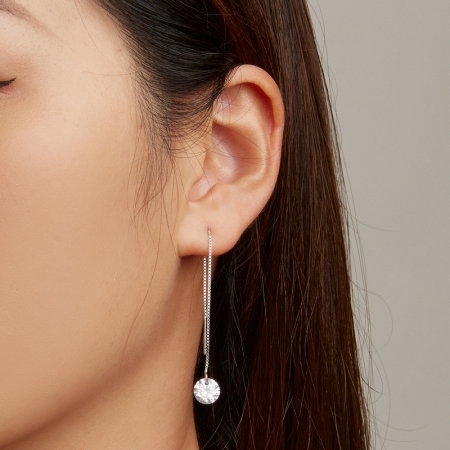 Cercei argint lungi cu zirconii [1]