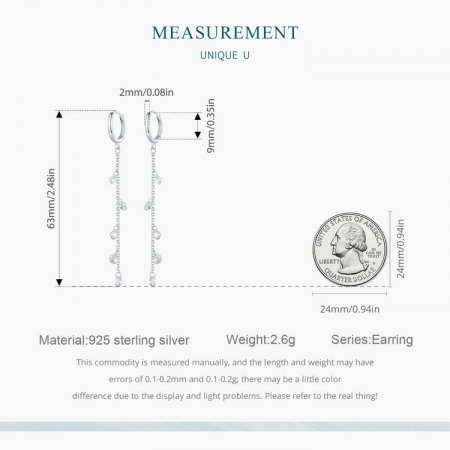 Cercei argint lungi cu zirconii [10]