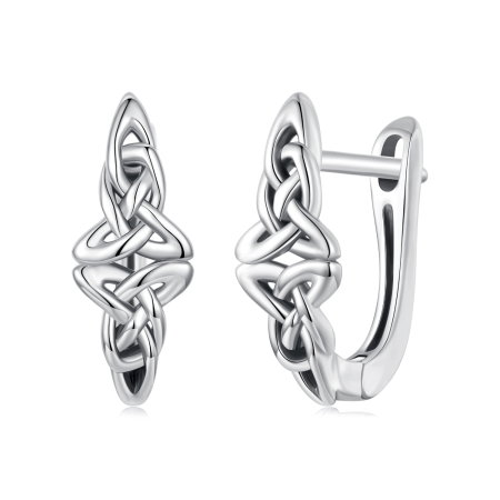 Cercei argint nod celtic