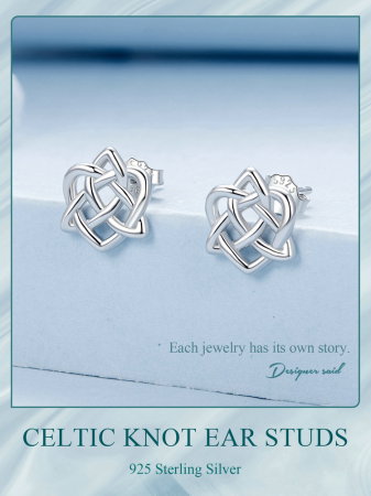 Cercei argint nod celtic [12]