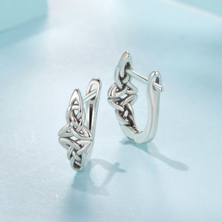 Cercei argint nod celtic [3]