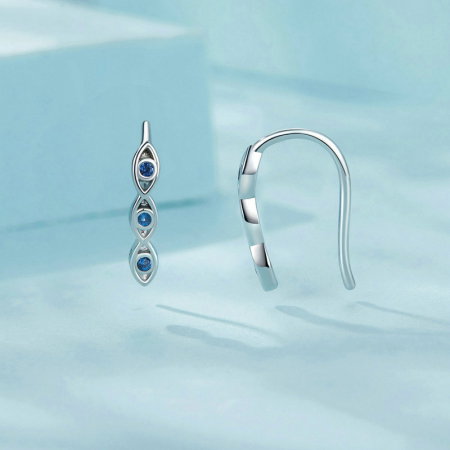 Cercei argint ochi de deochi [3]