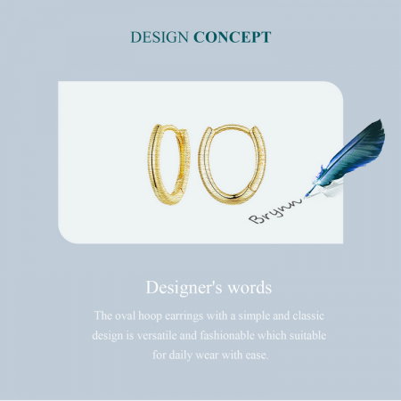 Cercei argint ovali simpli [21]