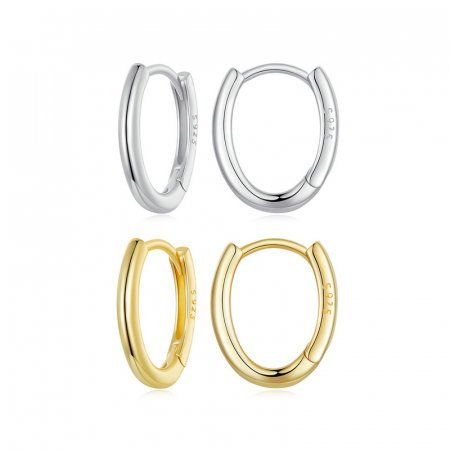 Cercei argint ovali simpli [14]